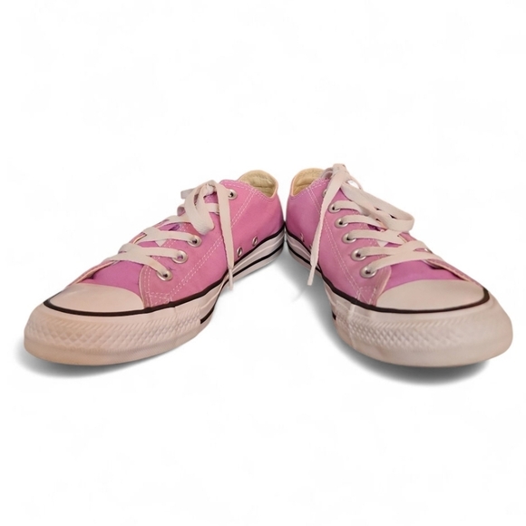 Converse Chuck Taylor All Star Low Top Unisex Purple Canvas 155576C Sz 8.5 Women - Picture 4 of 9